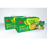 皇人 金桔檸檬風(fēng)味飲料 160mlX24盒/件